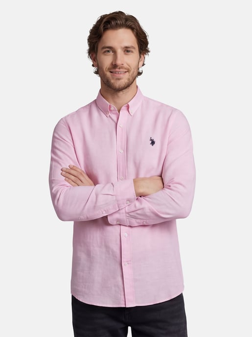 U.S. Polo Assn. men’s linen shirt in linen cotton blend - Image 6