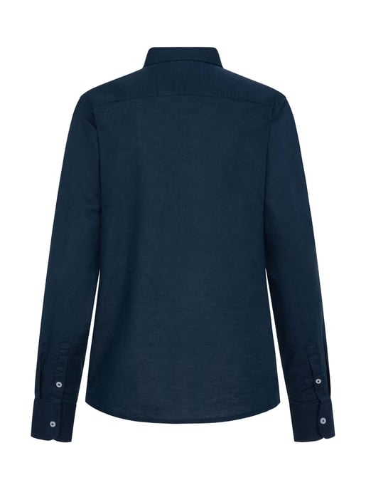 U.S. Polo Assn. dames linnen blouse van linnen-katoenmix - Image 3