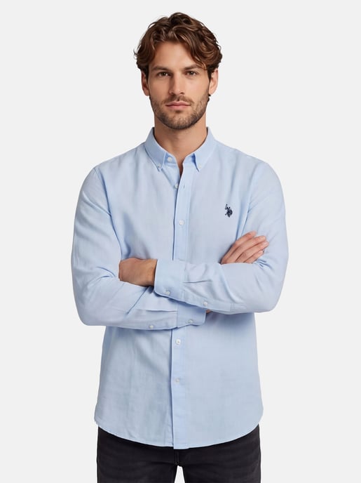 U.S. Polo Assn. men’s linen shirt in linen cotton blend - Image 6