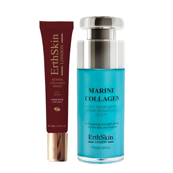 Marine Collagen Night Repair Serum 30ml + Retinol Collagen Boost Eye Cream 20ml - Image 1