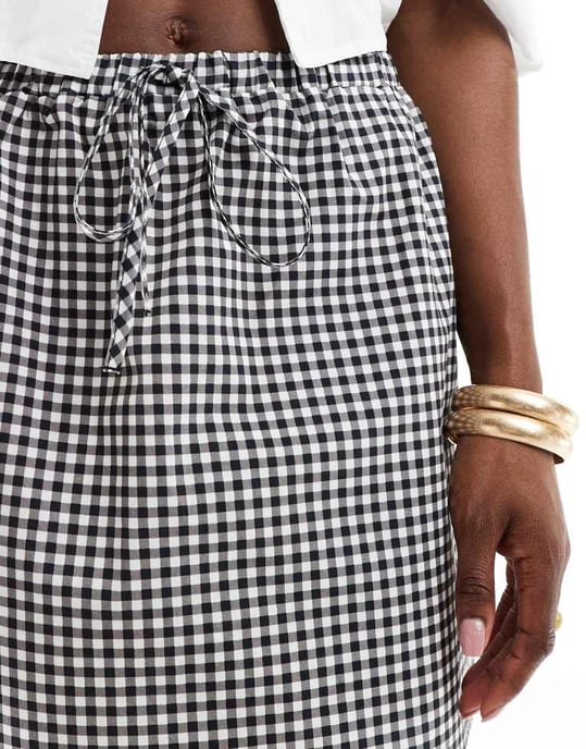 ASOS DESIGN rutigt minikjol - Image 3