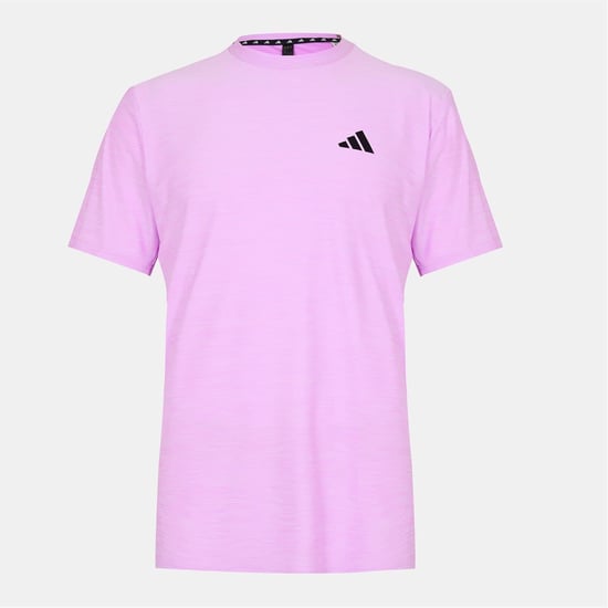 Men's adidas Train Essentials Stretch Training T-Shirt in Bliss Lilac - Image 1
