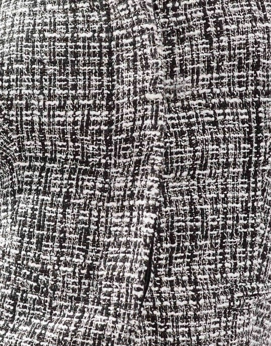 Kaiia exklusiv boucle fyrkantig halsringning topp co-ord i grått - Image 3