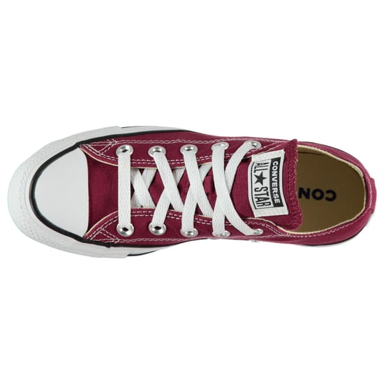 Women's Converse Taylor All Star Classic Trainers Womens in Maroon 607 - Image 3