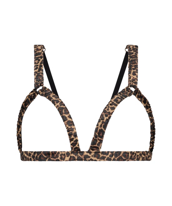 Hunkemöller Satin Leopard Bralette - Image 2