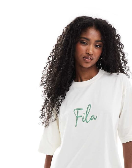 Fila graphic t-shirt in white - Image 1