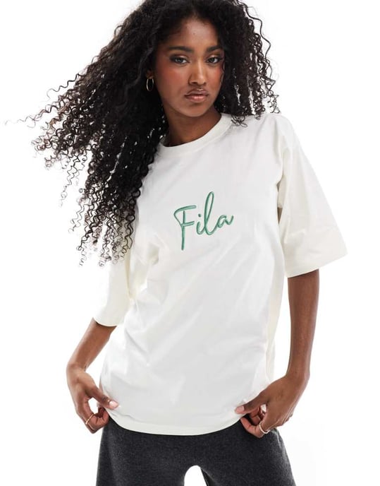 Fila graphic t-shirt in white - Image 2