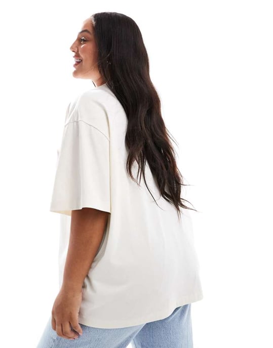 ASOS DESIGN Curve oversized T-shirt with dirty martini graphic - Image 4