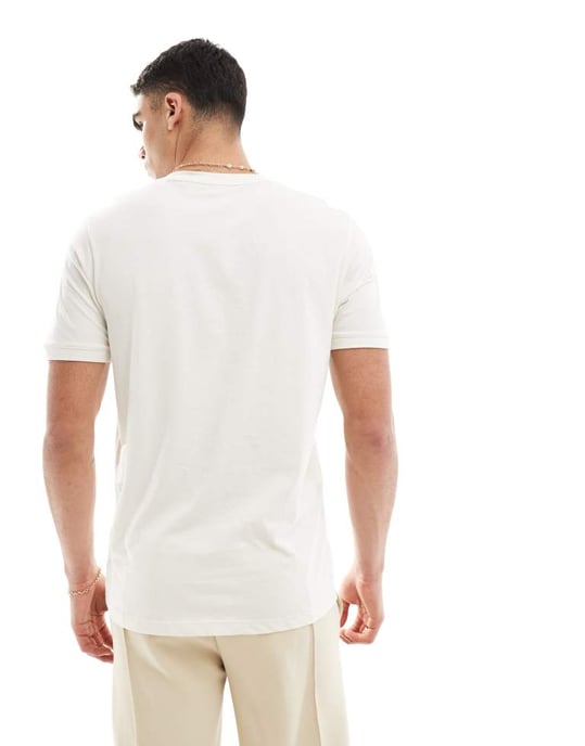 HUGO RED Diragolino t-shirt in white - Image 2