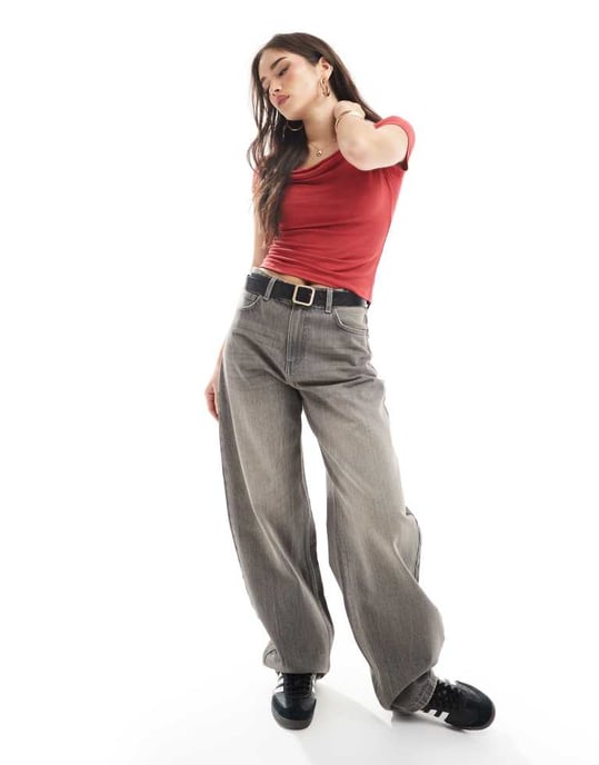 Cotton On Jordie cowl neck short sleeve in red - Image 4