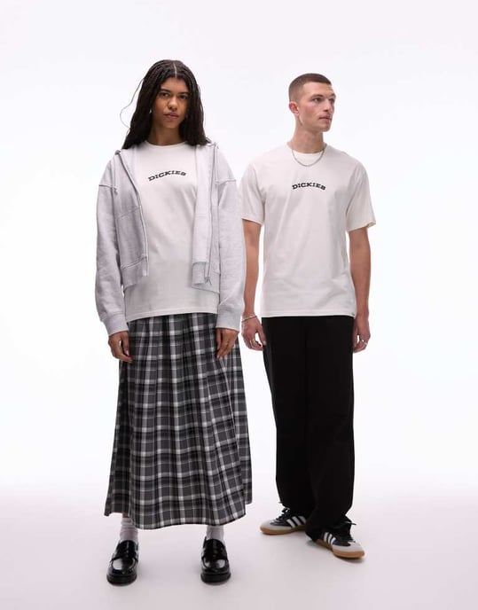 Dickies outdoor graphic back print t-shirt in off white - Image 3