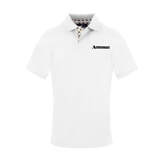 Men's Aquascutum Polo in White - Image 1
