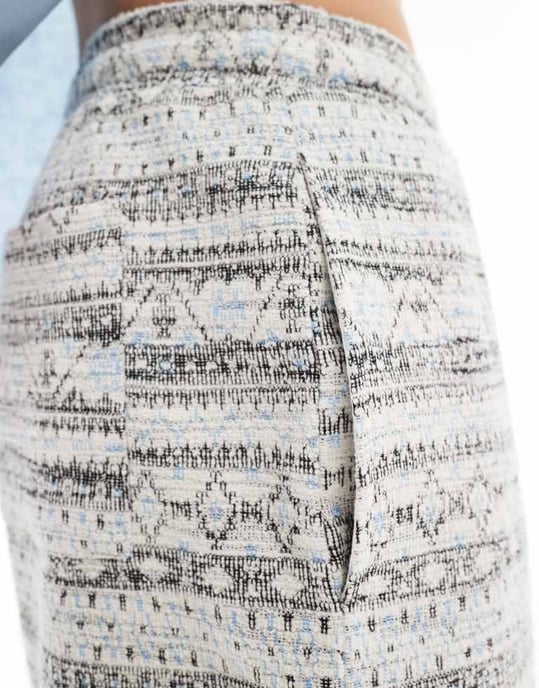 ASOS DESIGN oversized texturerade shorts i multifärg - Image 3