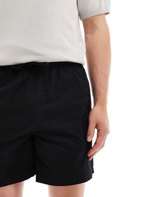 Jack & Jones chinoshorts med dragsko i svart - Image 3