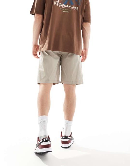 Jack & Jones teknik cargo shorts i beige - Image 2