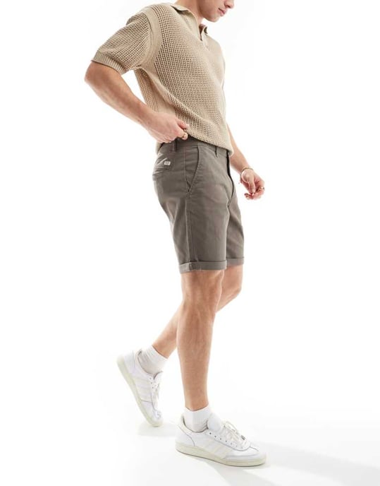 Jack & Jones chinoshorts i brun - Image 3