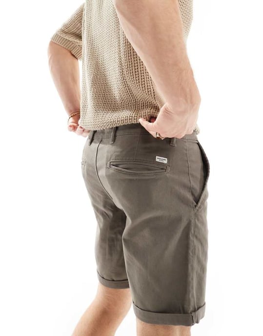 Jack & Jones chinoshorts i brun - Image 4