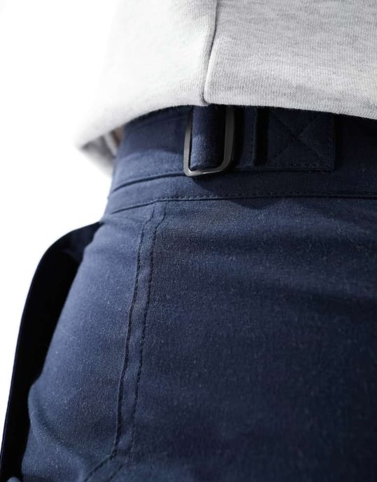 Marshall Artist zip sidoficka shorts i marinblå - Image 2