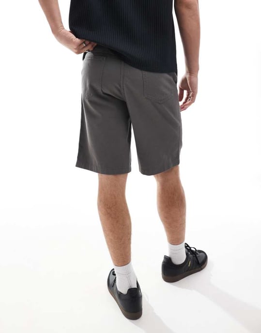 ASOS DESIGN chinoshorts i kolarfärg - Image 3