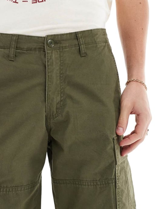 Jack & Jones 2-pack cargoshorts i svart och khaki - Image 4