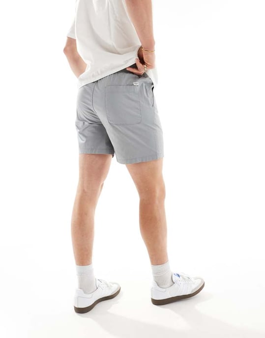 Jack & Jones chinoshorts med dragsko i midjan i grått - Image 3