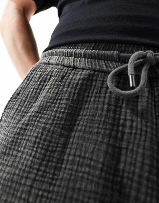 ONLY & SONS tröja med textur i tvättad grå - Image 2