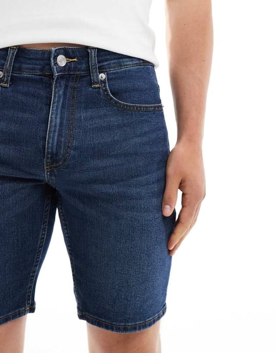 ONLY & SONS regular fit denimshorts i mid blue denim - Image 3