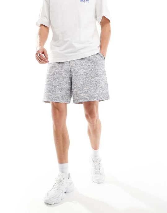 ASOS DESIGN överdimensionerade monokroma texturerade shorts - Image 3