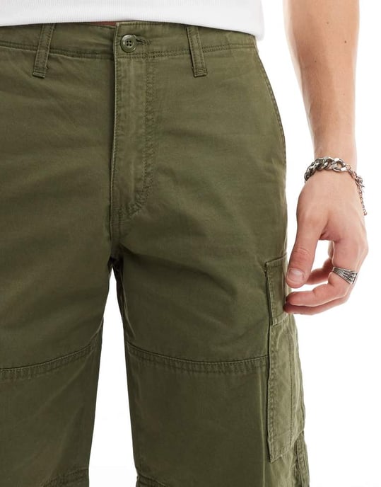 Jack & Jones cargoshorts i khaki - Image 4