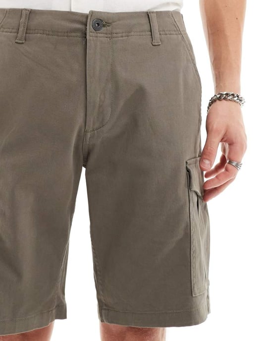 Jack & Jones cargoshorts i brunt - Image 3