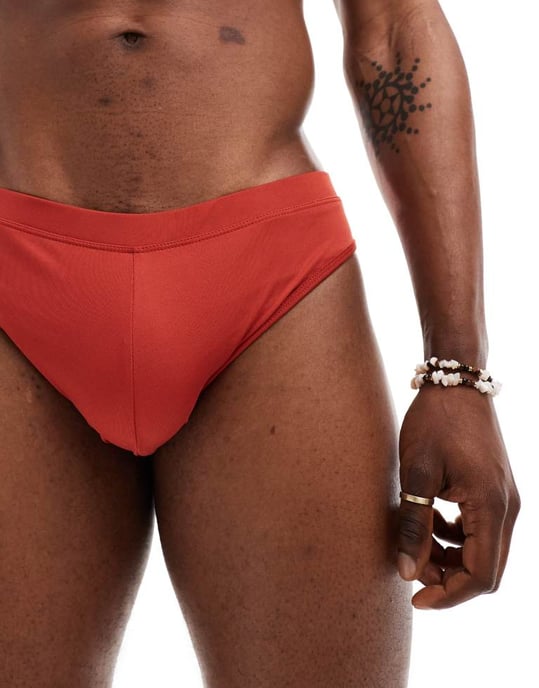 ASOS DESIGN badbyxor i orange - Image 2