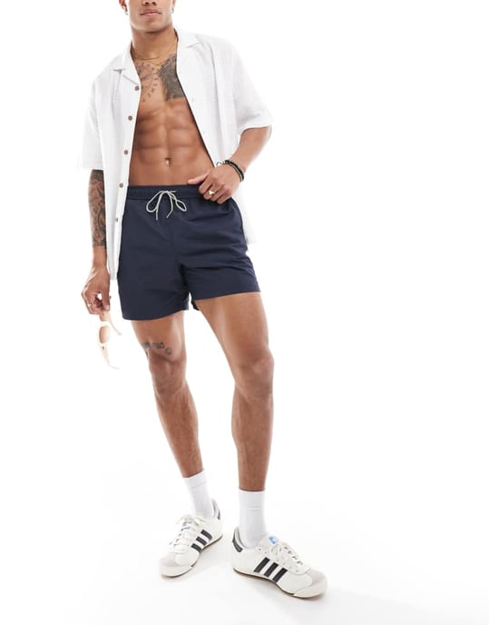 Farah simshorts i marinblå - Image 4