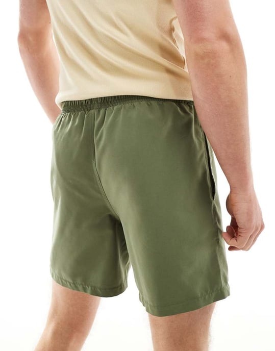Chelsea Peers klädestvätt badshorts i khaki - Image 3
