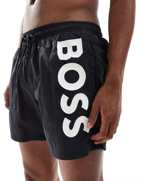 Boss Octopus badbyxor i svart - Image 3