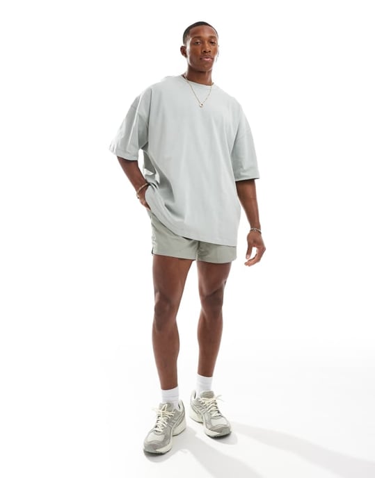 Farah simshorts i grön - Image 2