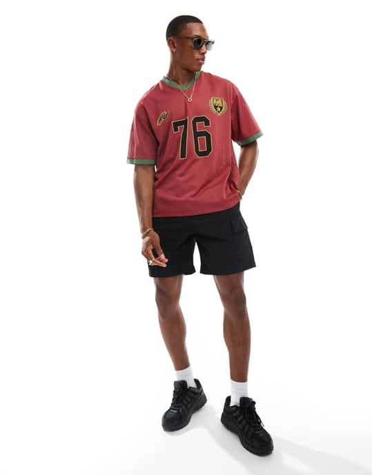 Jack & Jones cargobadshorts i svart - Image 2