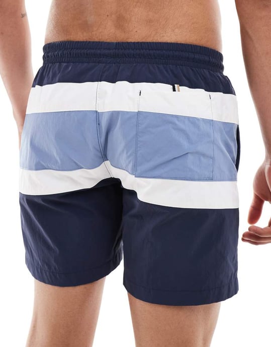 Boss Rico badshorts i blått - Image 2