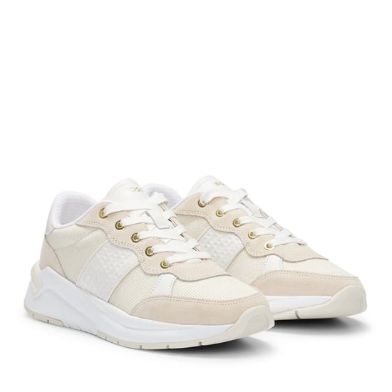 Women's Boss Trainers in .Open White - Image 3
