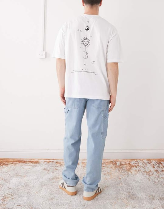 Dickies garyville relaxed straight fit denim jeans in light blue - Image 3