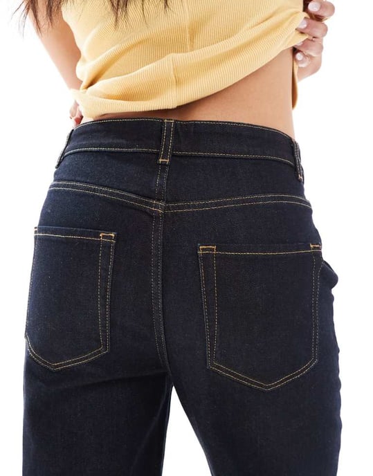 Miss Selfridge flare wide leg jean in indigo wash - Image 4