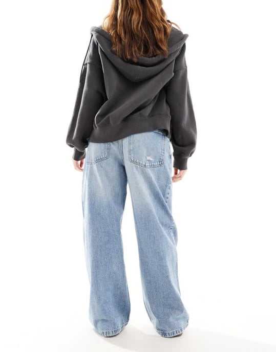 Cotton On super baggy jean in sea blue - Image 3
