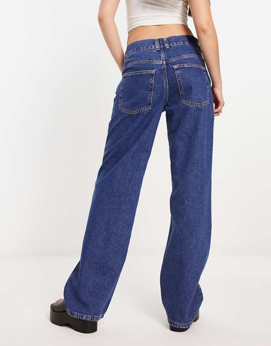 ASOS DESIGN baggy jeans in blue - Image 2
