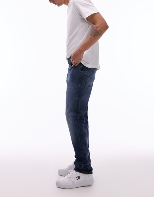 Tommy Jeans Scanton slim jeans in dark wash - Image 3