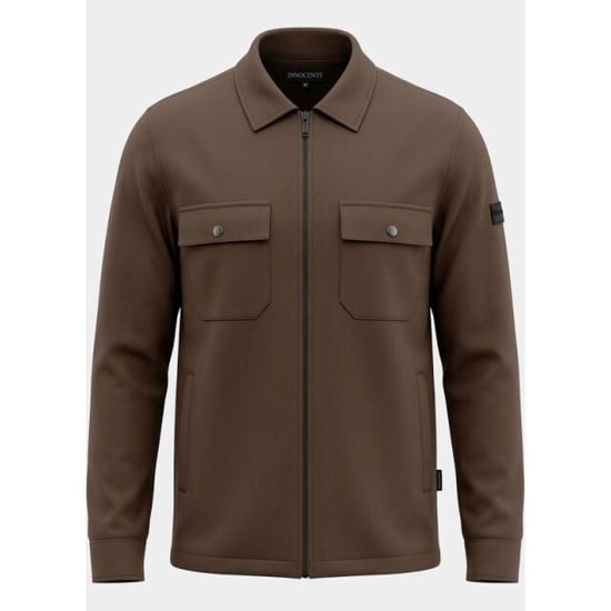 Bos Bright Blue Overshirt 2061/taupe - Image 4