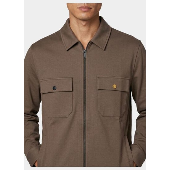 Bos Bright Blue Overshirt 2061/taupe - Image 5