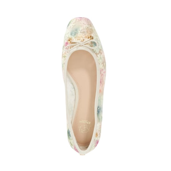 Dune Ladies Hennie - Brown Leather Ballet Flats - Image 3