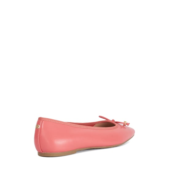 Dune Ladies Hennie - Brown Leather Ballet Flats - Image 4