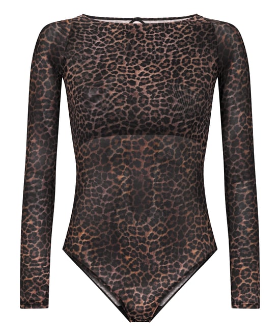 Hunkemöller Tara Leopard Long Sleeved Body - Image 5