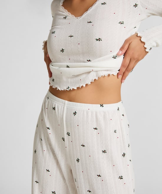 Hunkemöller Pointelle Pyjama Pants - Image 2
