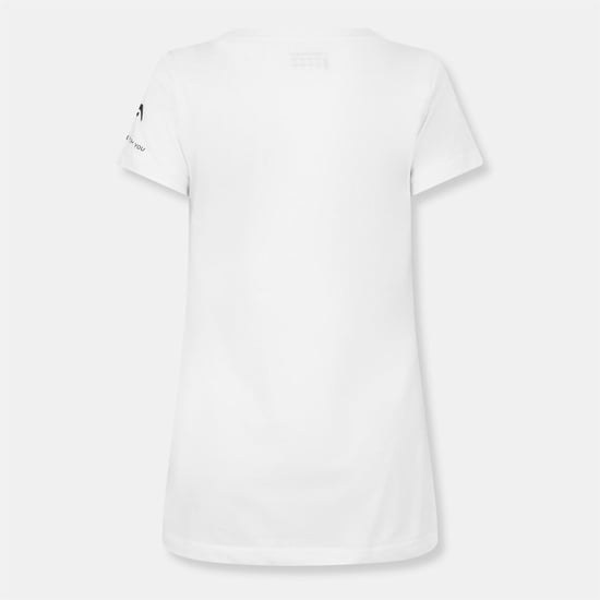 Women's HEAD Branding T in White - Image 2